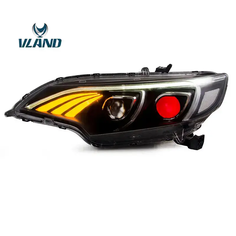 Vland Factory Car Accessories Head Lamp For Honda Fit Jazz Gk5 2014-2017 Head Light With Daytime Running Light 1