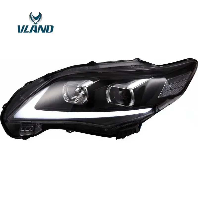 Vland Factory Car Accessories Head Lamp For Toyota Corolla 2011-2013 Head Light With H7 Xenon Lamp 1