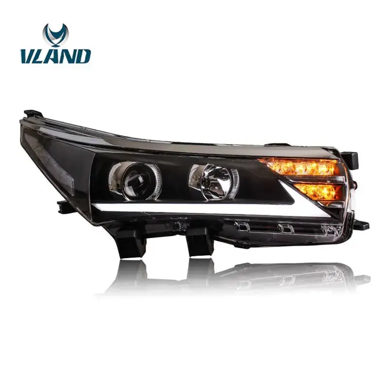 Vland Factory Car Accessories Head Lamp For Toyota Corolla 2014-2016 Led Head Light Plug And Play Design 1