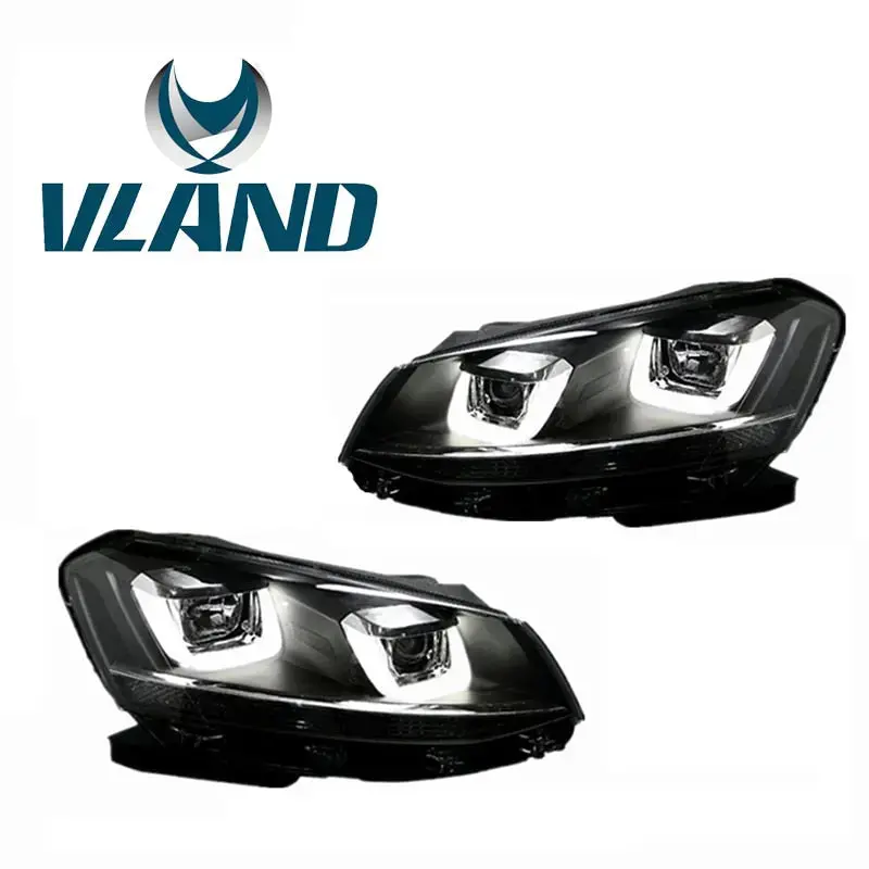 Vland Factory Car Accessories Head Lamp For Volkswagen Gol 2013-2015 Led Head Light Plug And Play Design 1