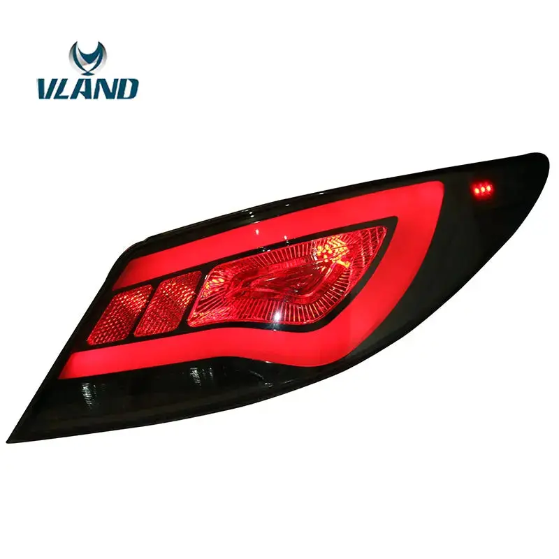 Vland Factory Car Accessories Tail Lamp For Accent Verna Solaris Led Tail Light With Drl+Reverse+Brake 1