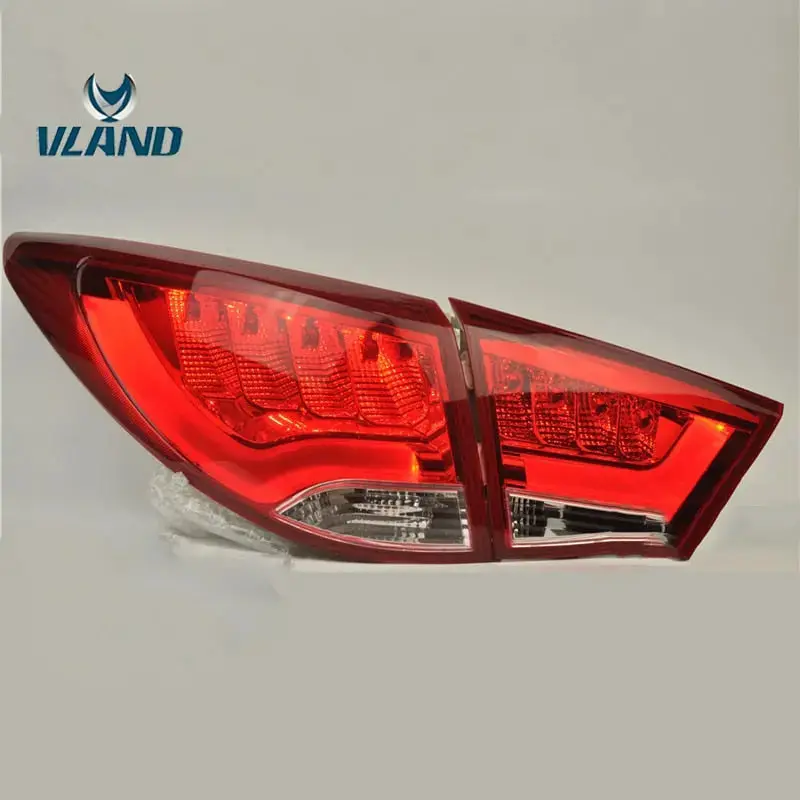 Vland Factory Car Accessories Tail Lamp For Hyundai Ix35 2010-2013 Led Tail Light With Drl+Reverse+Brake 1