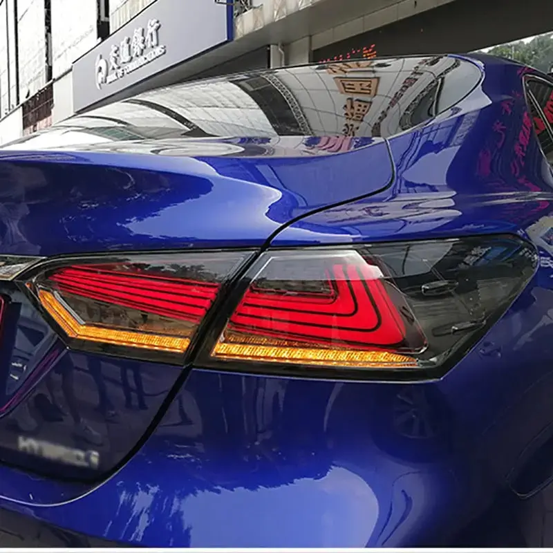 Vland Factory Car Accessories Tail Lamp For Toyota Camry 2018 New Style Led Tail Light With Sequential Indicator 1