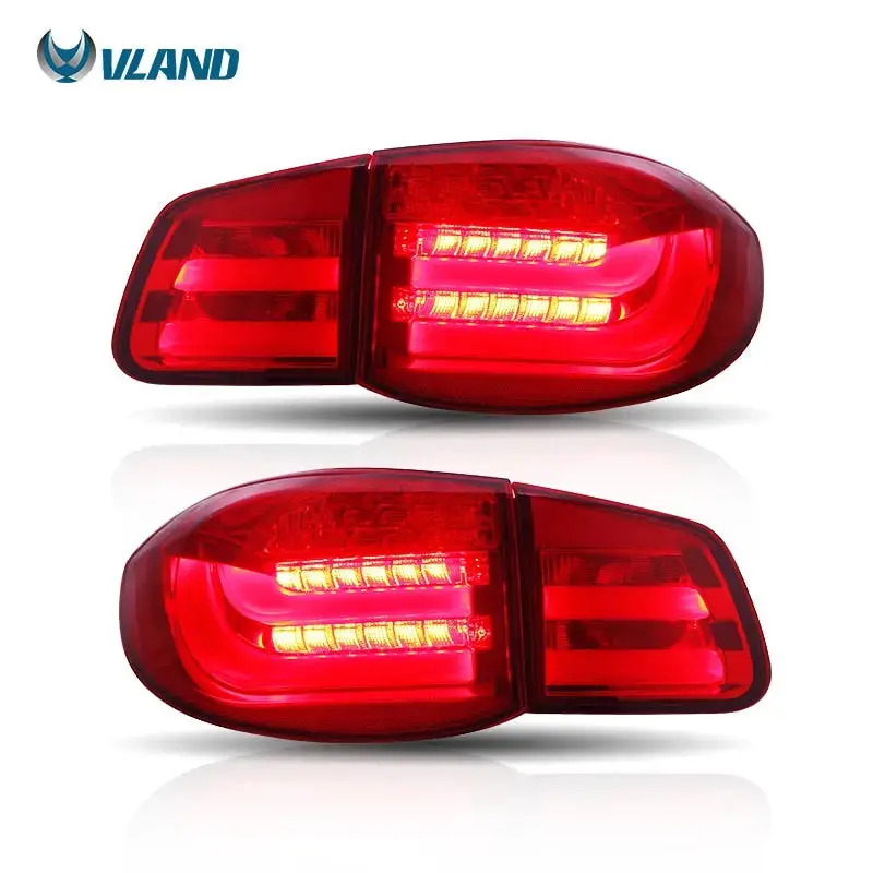 Vland Factory Car Accessories Tail Lamp For Volkswagen Tiguan 2010-2012 Tail Light With Drl 1