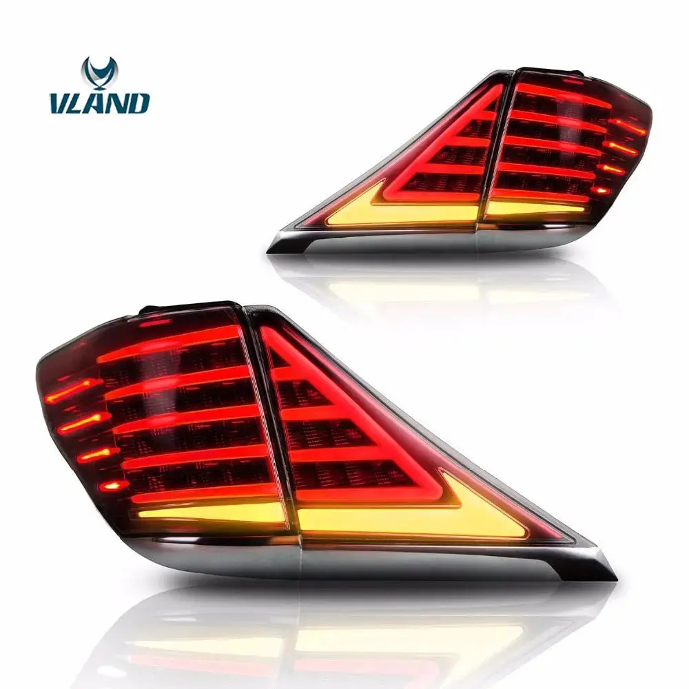 Vland Led Tail Lights For Toyota Alphard 2008-2014 Red Lens Rear Lamp Assembly Custom 1