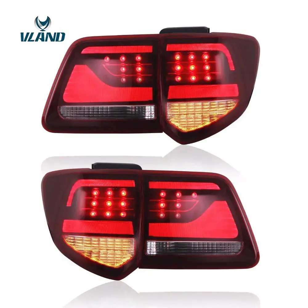 Vland Led Tail Light For Toyota Fortune 2012-2015 Taillights With Sequential Light Rear Lamp 1