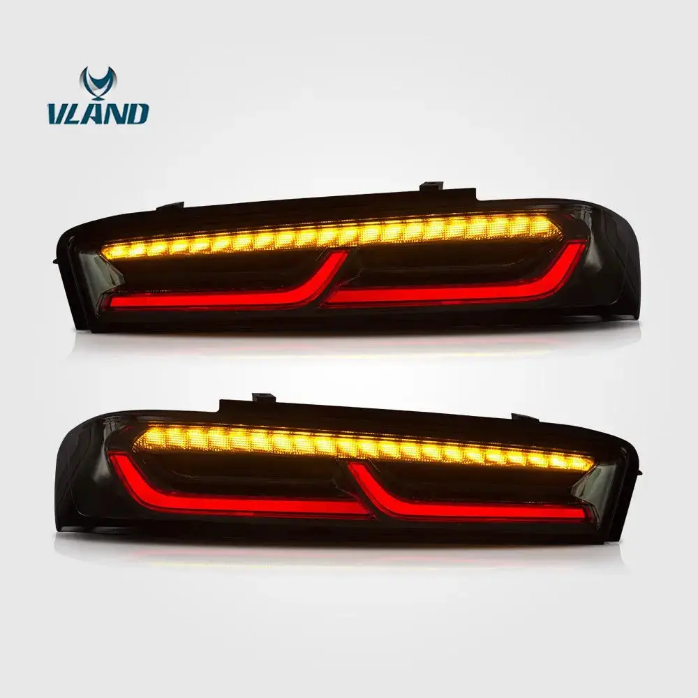 Vland Led Taillight For Chevrolet Camaro 2015-2017 6Th Tail Light Smoke Lens Rear Lamp 1