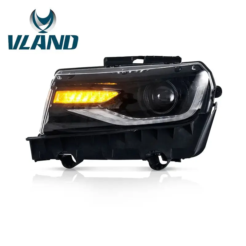 Vland Factory Car Accessories Head Lamp For Chevrolet Camaro 2014-2015 Led Head Light Plug And Play Design 1