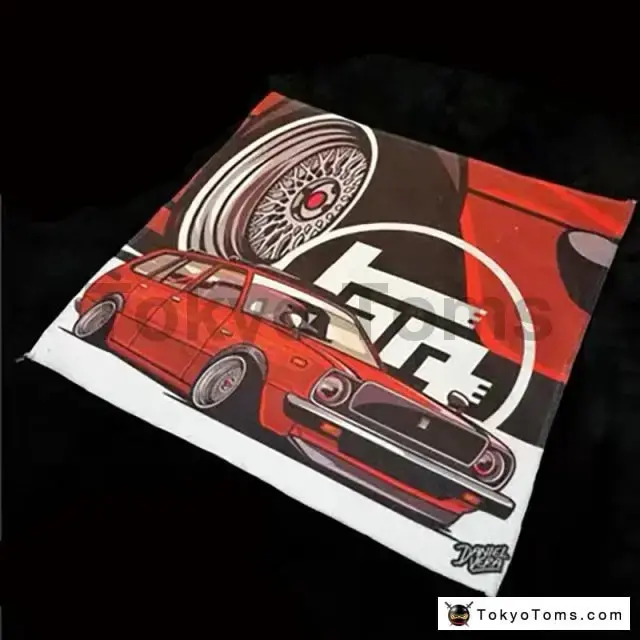 Wagon Bbs Rims Jdm Car Towel 35Cm X 35Cm 1