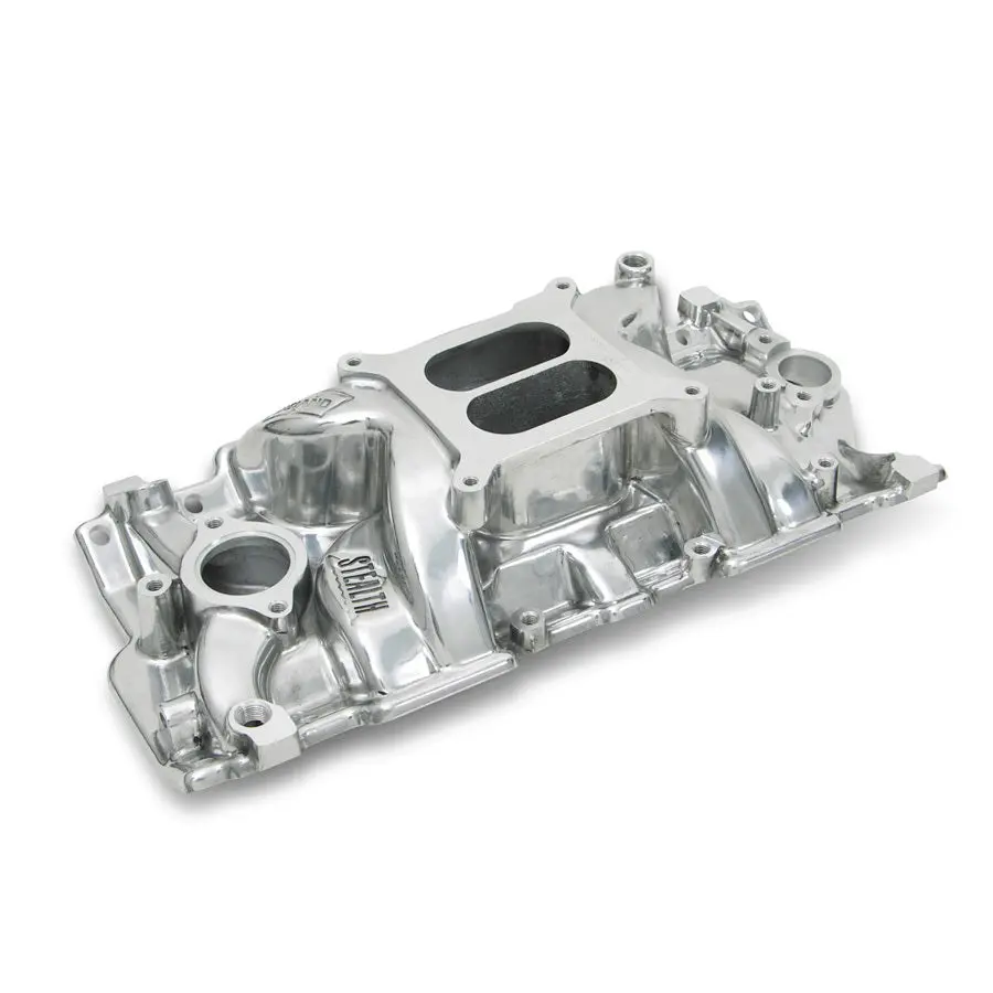 Weiand Sbc Speed Warrior Intake Manifold Polished 1