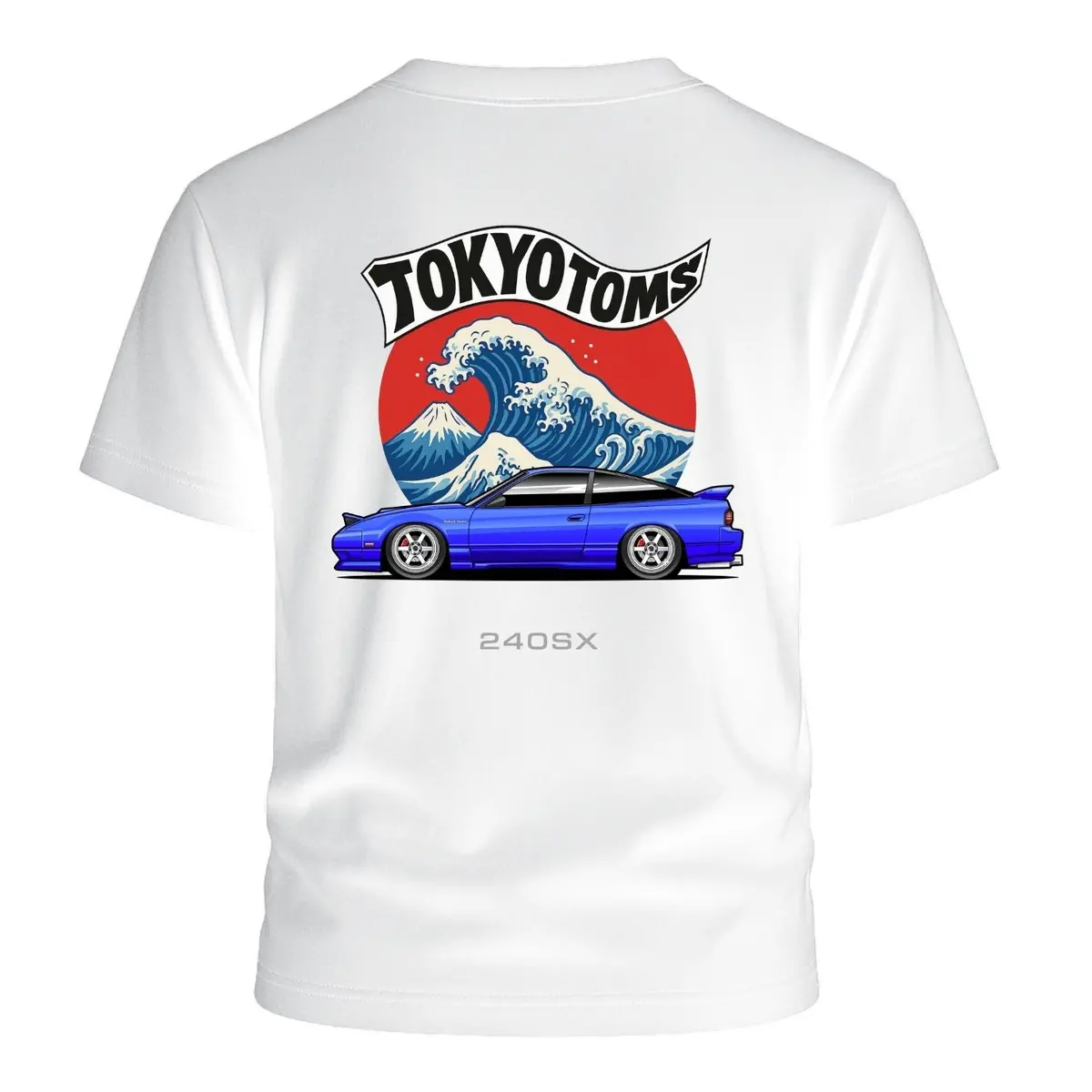 Tokyo Toms Nissan 240Sx Wave T-Shirt 1