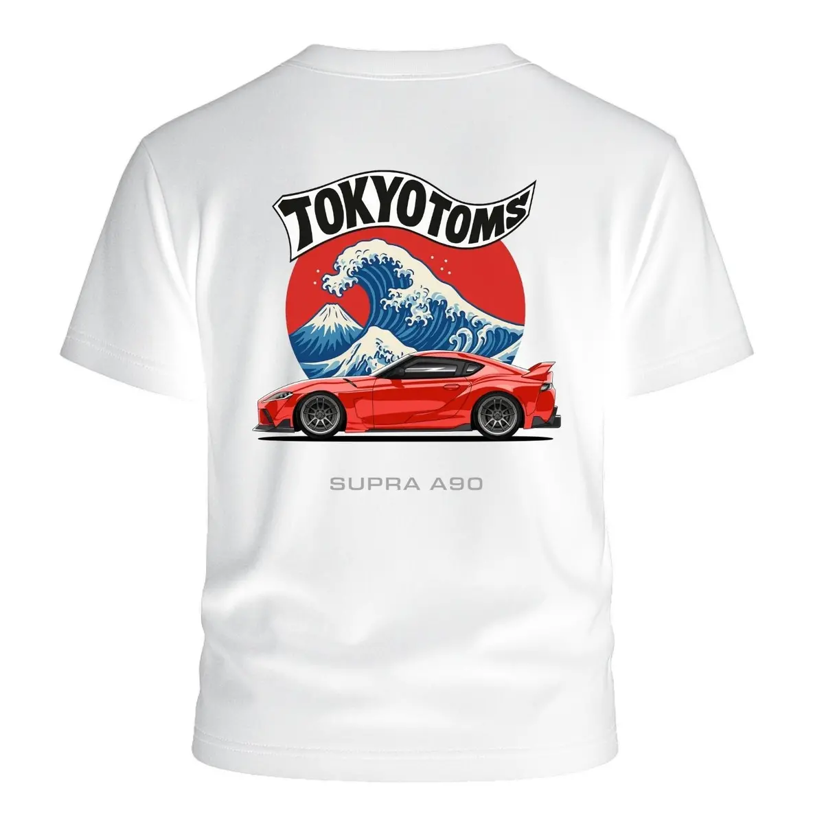 Tokyo Toms Toyota Supra A90 Wave T-Shirt 1