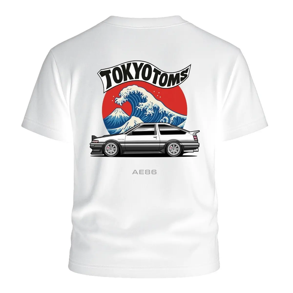 Tokyo Toms Toyota Ae86 Wave T-Shirt 1