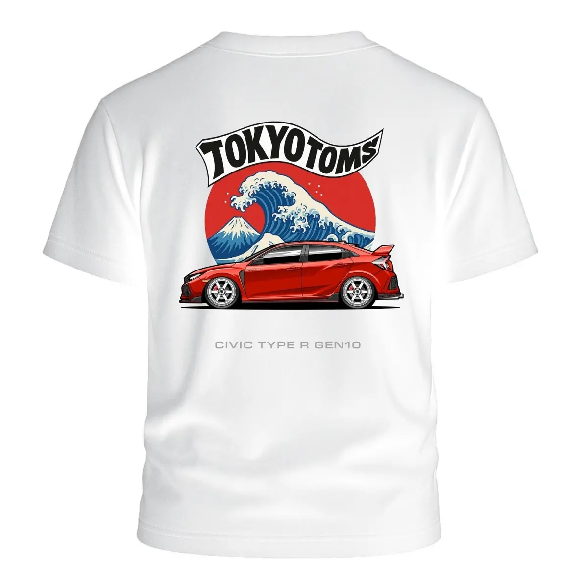 Tokyo Toms Honda Civic Gen 10 Wave T-Shirt 1