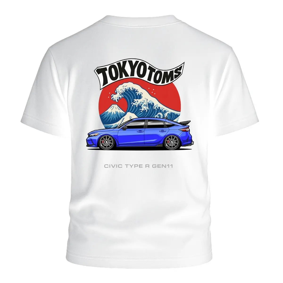 Tokyo Toms Honda Civic Gen 11 Wave T-Shirt 1