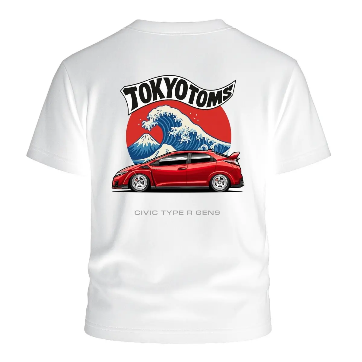 Tokyo Toms Honda Civic Gen 9 Wave T-Shirt 1