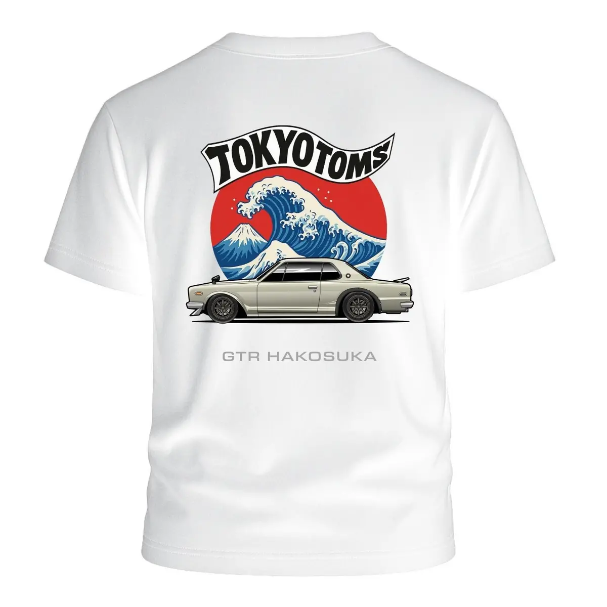 Tokyo Toms Nissan Gtr Hakosuka Wave T-Shirt 1
