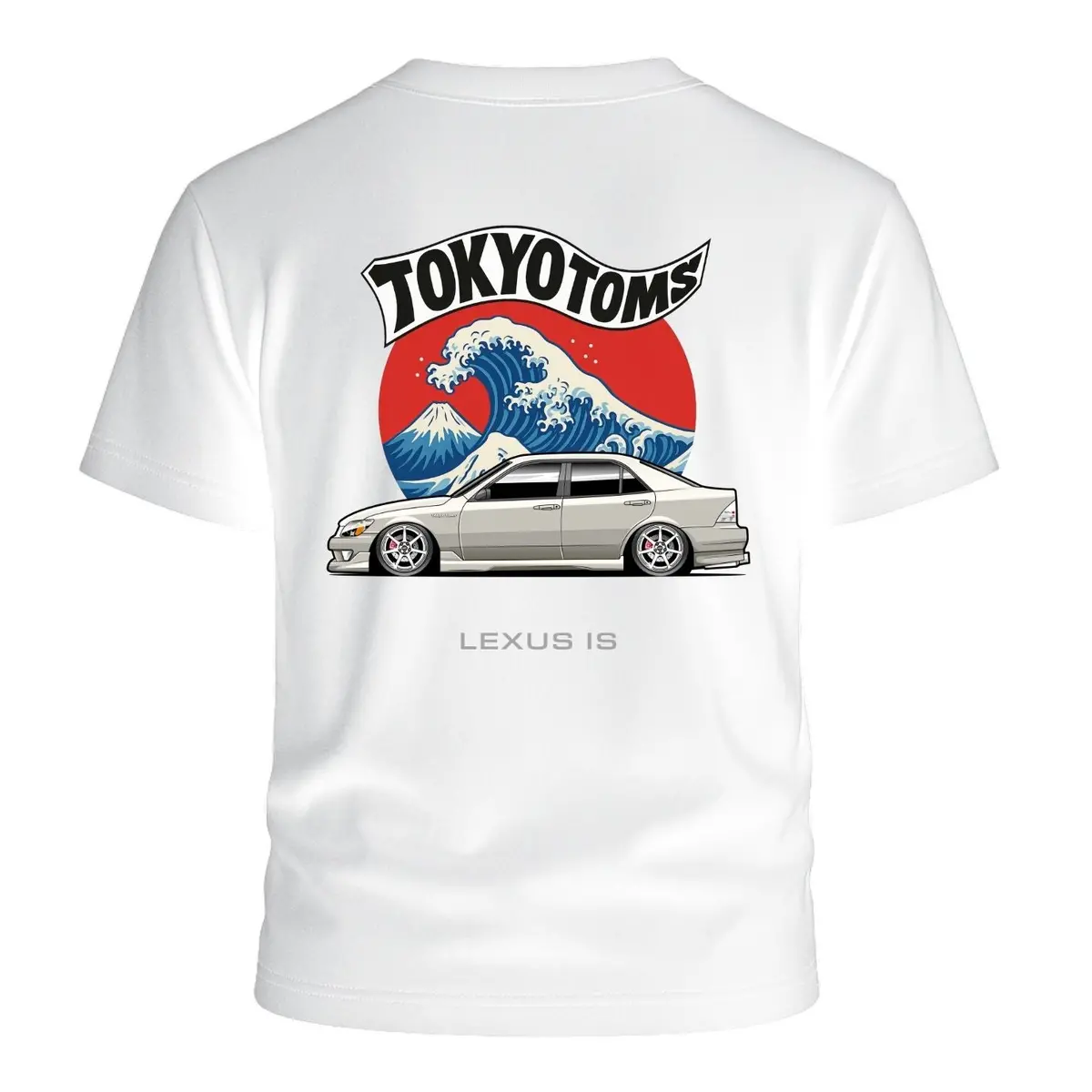 Tokyo Toms Lexus Is Wave T-Shirt 1