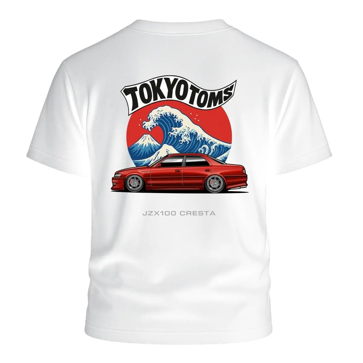 Tokyo Toms Toyota Jzx100 Cresta Wave T-Shirt 1