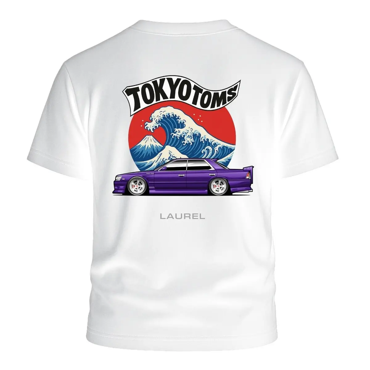 Tokyo Toms Nissan Laurel Wave T-Shirt 1