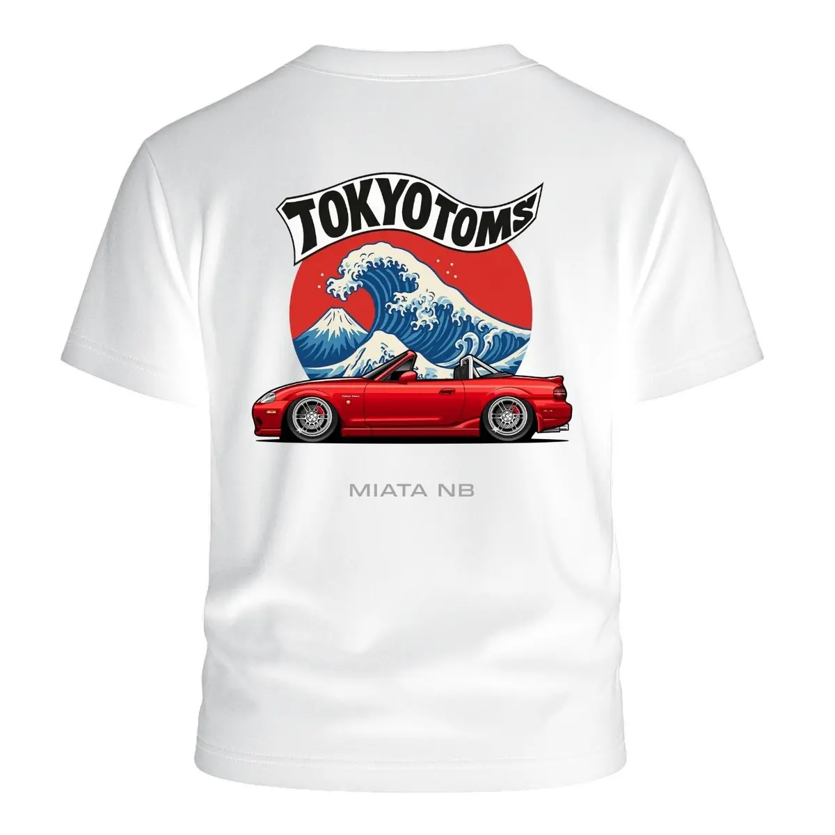Tokyo Toms Mazda Miata Nb Wave T-Shirt 1