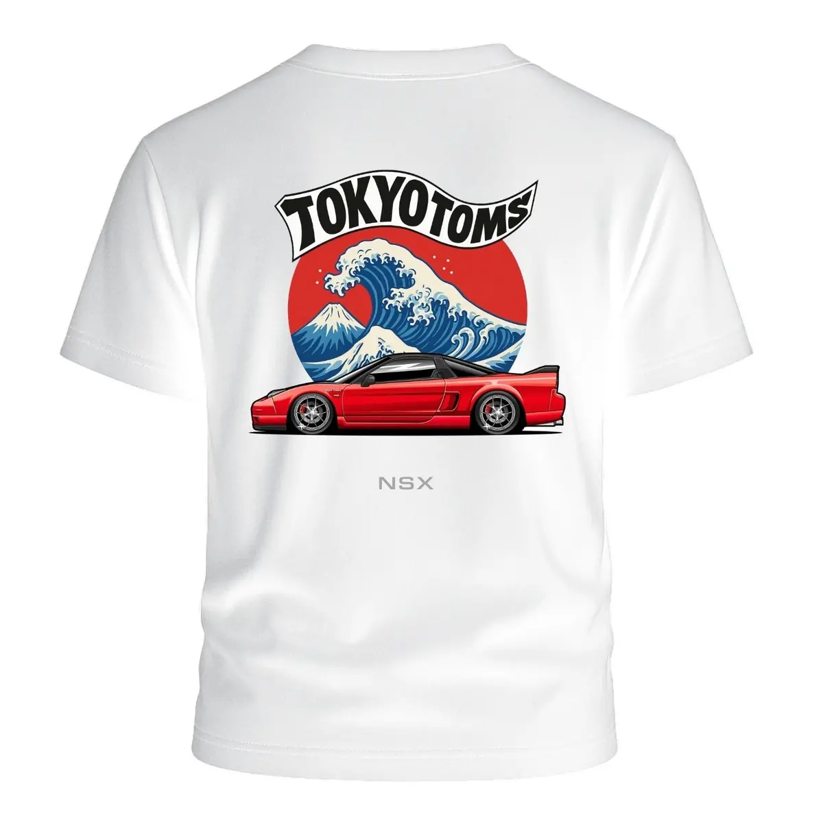 Tokyo Toms Honda - Acura Nsx Wave T-Shirt 1