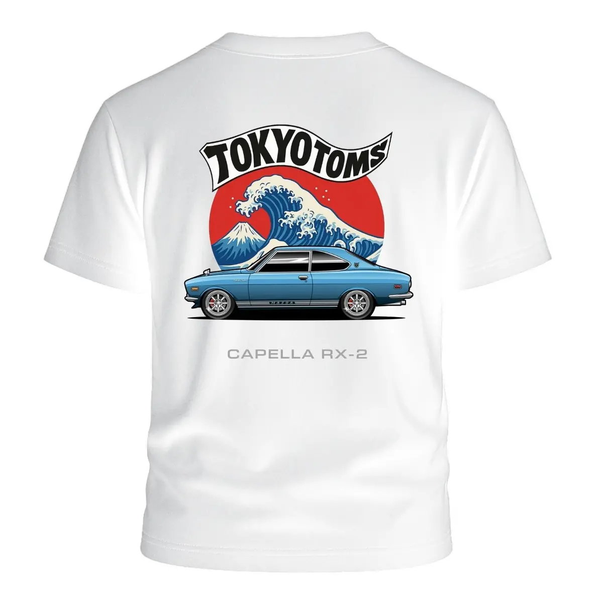 Tokyo Toms Mazda Rx-2 Wave T-Shirt 1