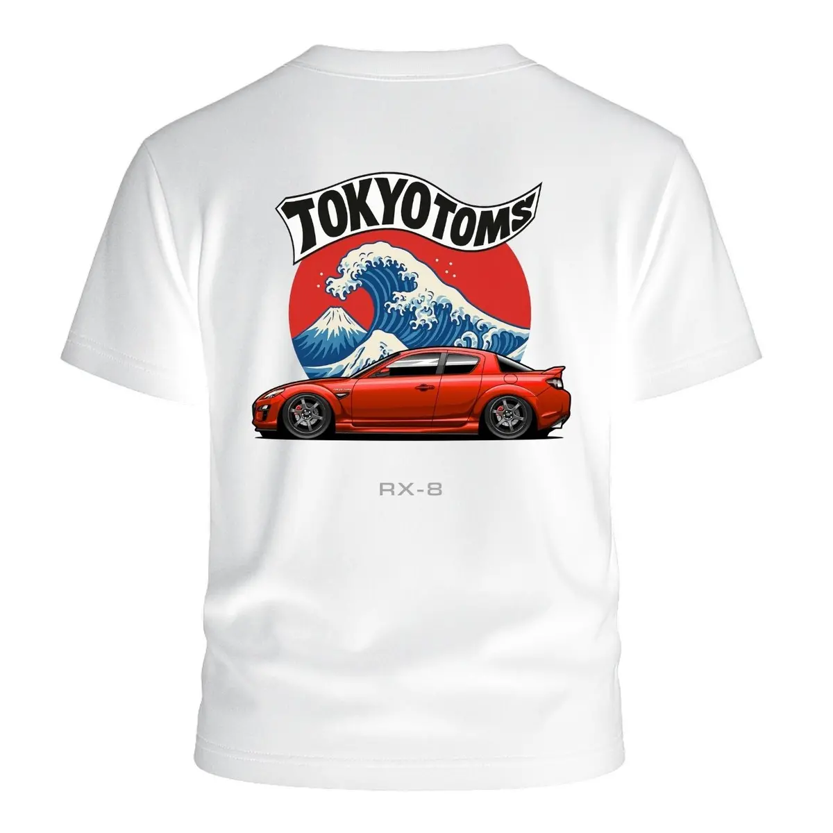 Tokyo Toms Mazda Rx-8 Wave T-Shirt 1