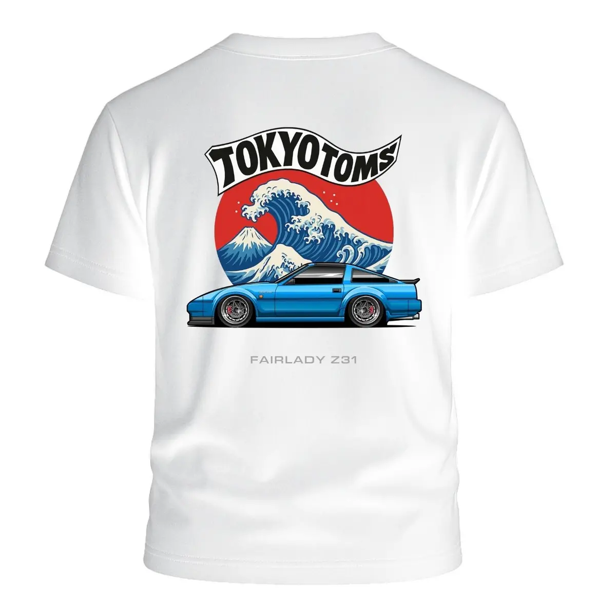 Tokyo Toms Nissan Fairlady Z31 Wave T-Shirt 1