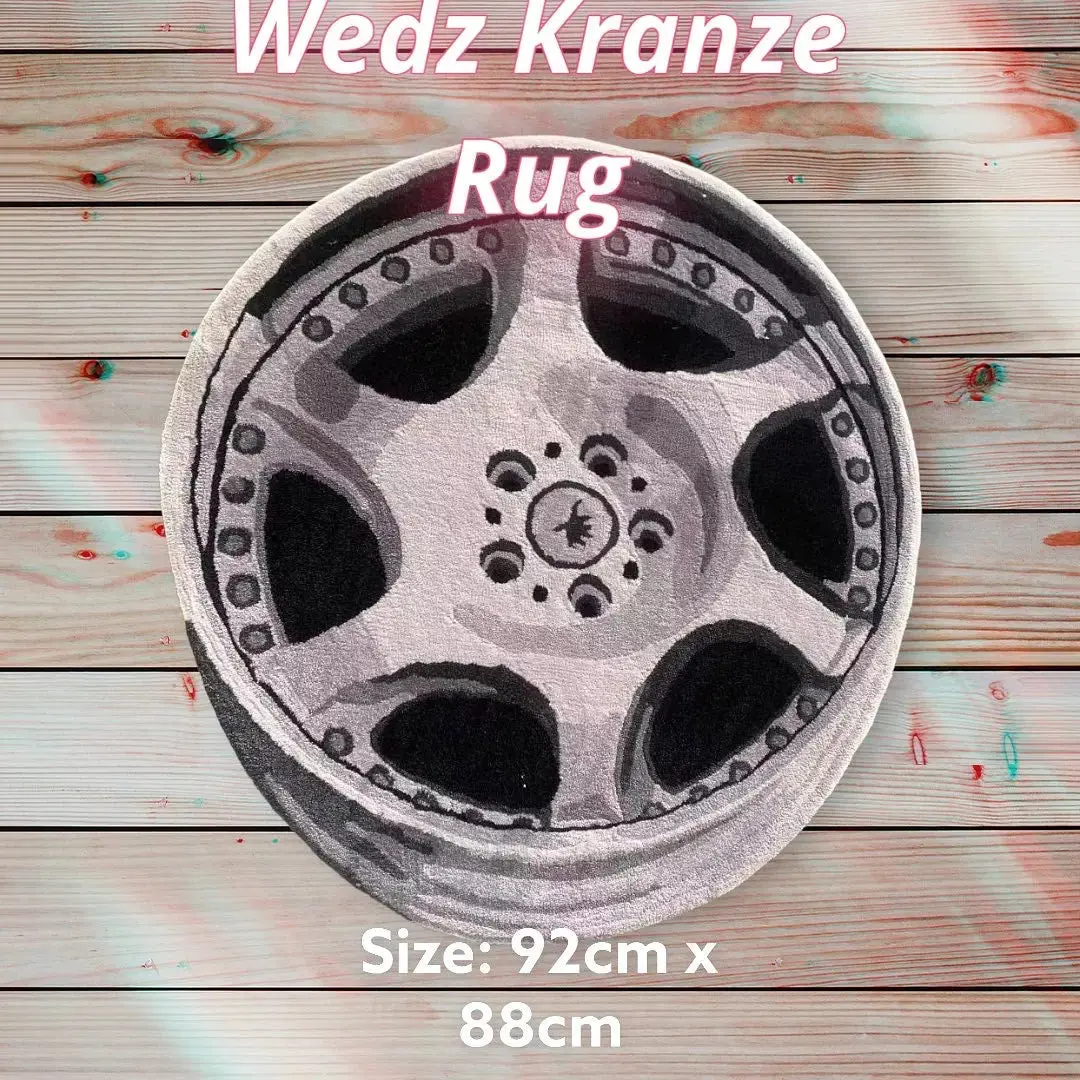 Weds Kranze Wheel Rug 1