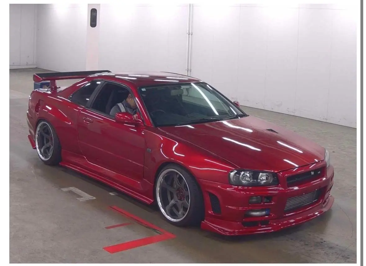 1998 Nissan Skyline R34 Gtt Red Crystal Metallic 1