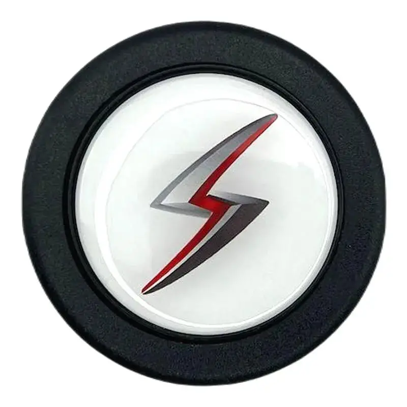 White S Logo Horn Button 1