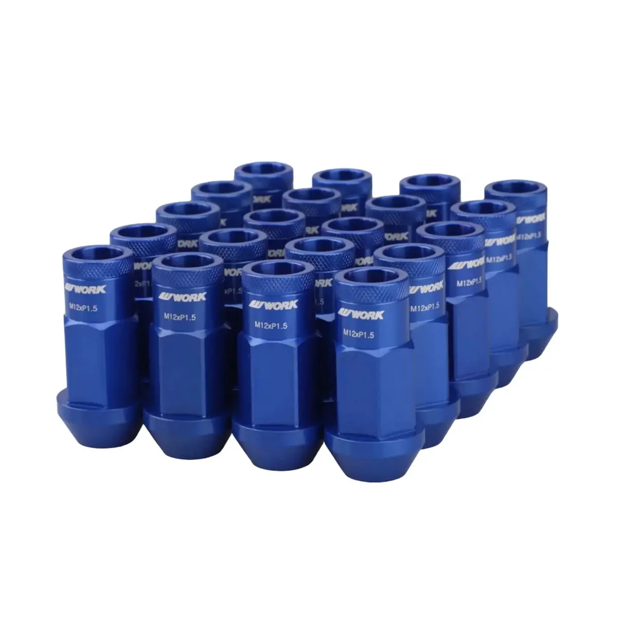 Work Anti-Theft Forged Lug Nuts (Blue) 1