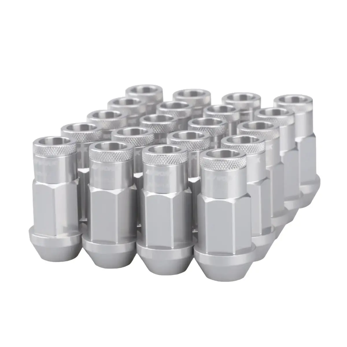 Work Anti-Theft Forged Lug Nuts (Silver) 1