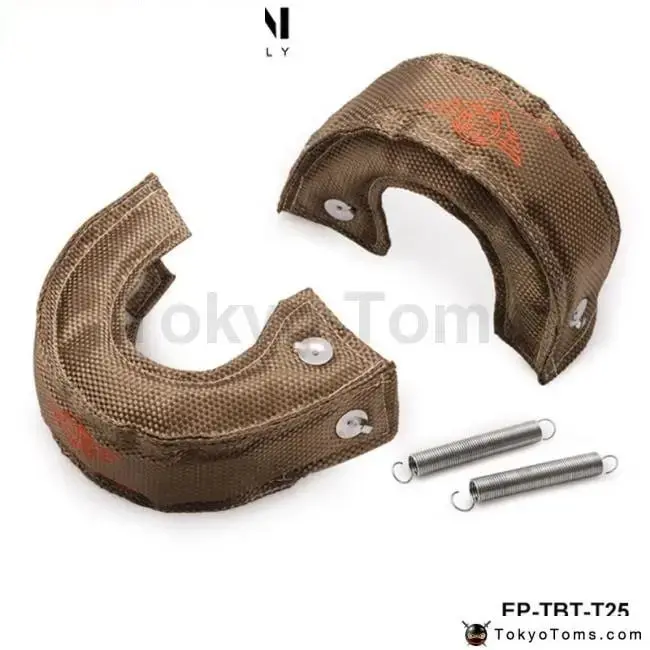 High Quality H Q T25/T28 Gt25 Gt28 Gt30 Gt35 Turbo/Turbocharger Titanium Heat Shield/Wrap Blanket 1