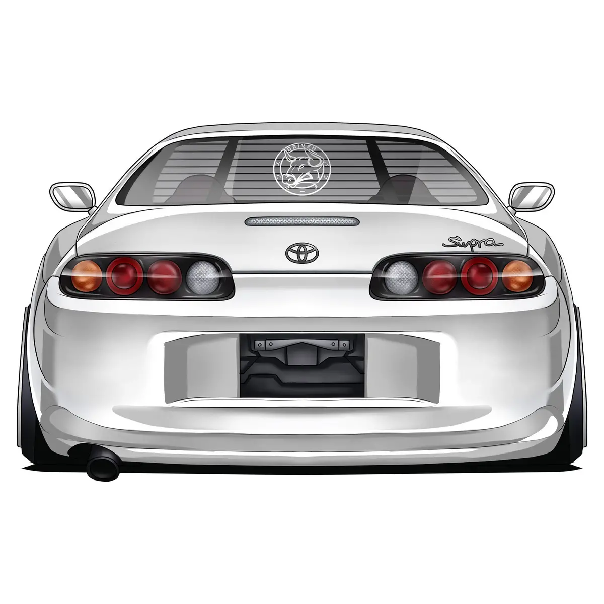 Bull Boost Driven Vinyl Window Sticker - Xl Slap 1