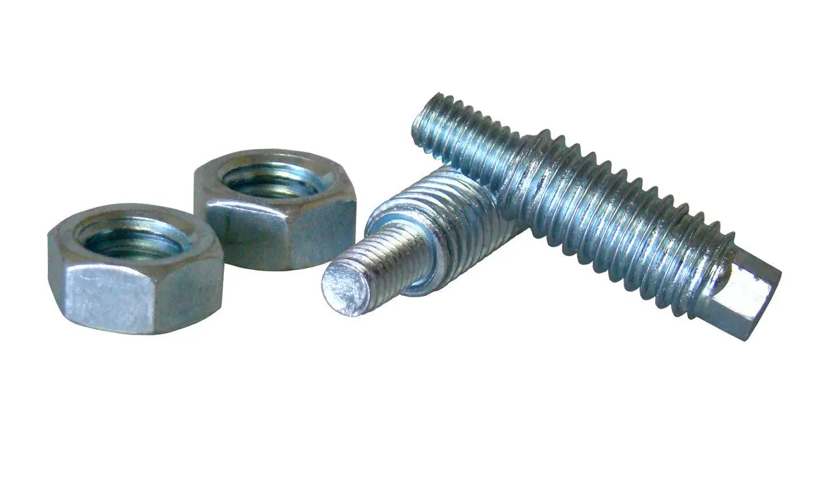 6Mm To 3/8 Stud Adaptor Zinc Plated (Pair) 1