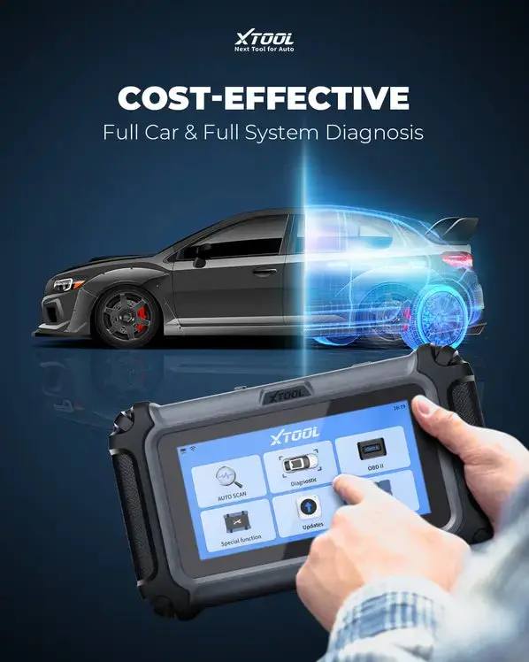Xtool Xt50 5.5" Obd2 Full System Diagnostic Scanner With 20+ Reset Functions & Bi-Directional Control 1