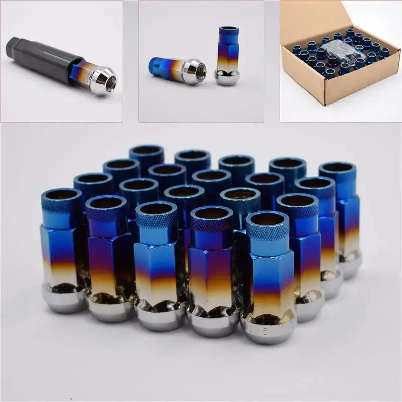 Yateta Hagane Stainless Steel Burnt Tip Wheel Lug Nuts 1