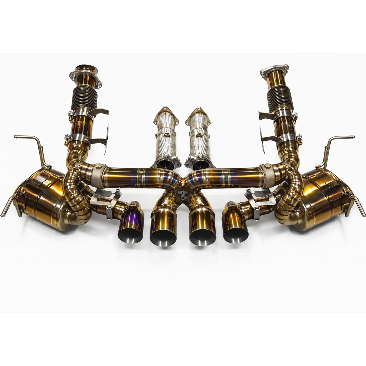 Z06 Titanium Valved Catback Exhaust For Chevrolet Corvette C8 6.2L 1