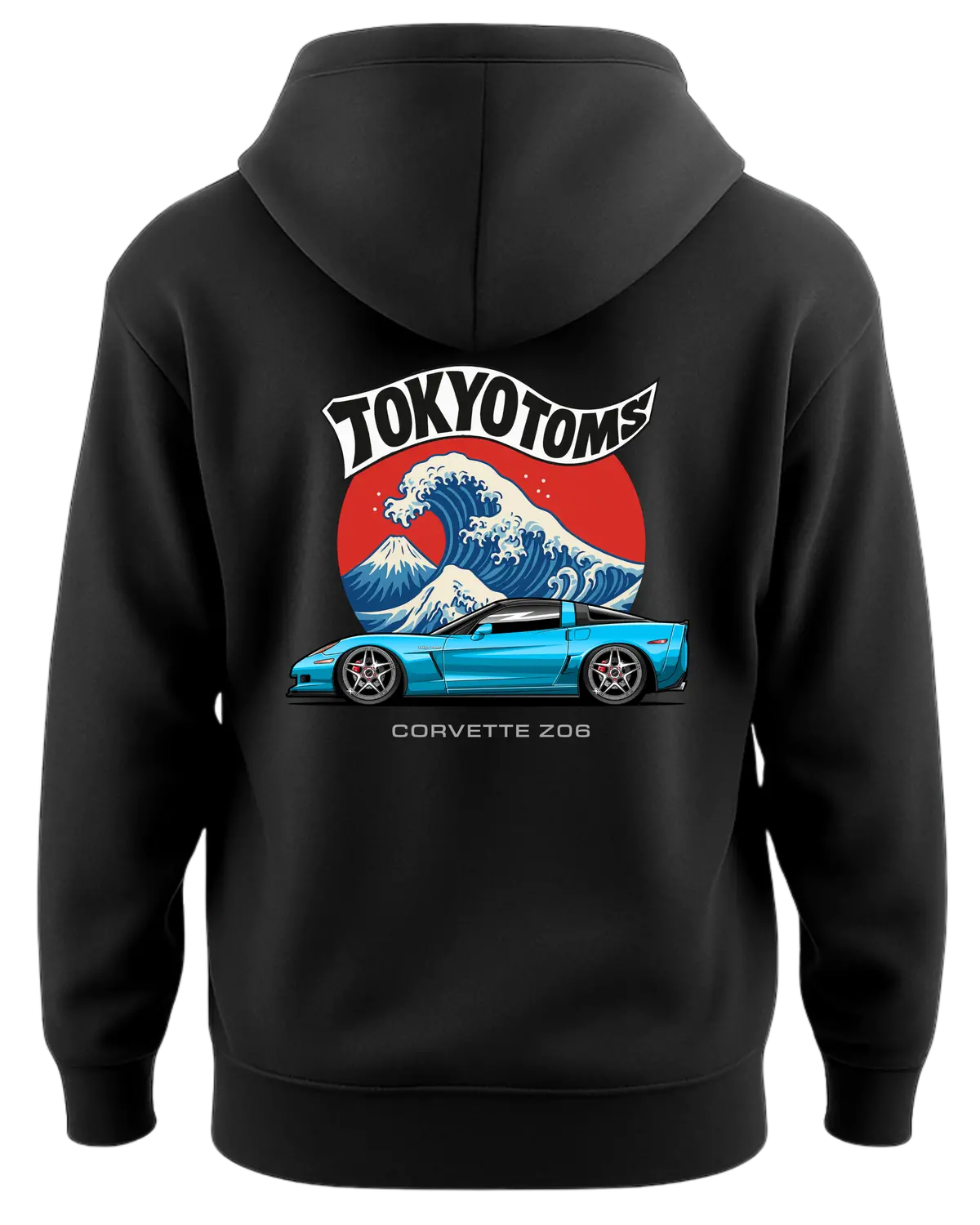 Tokyo Toms General Motors Corvette Z06 Wave Hoodie 1