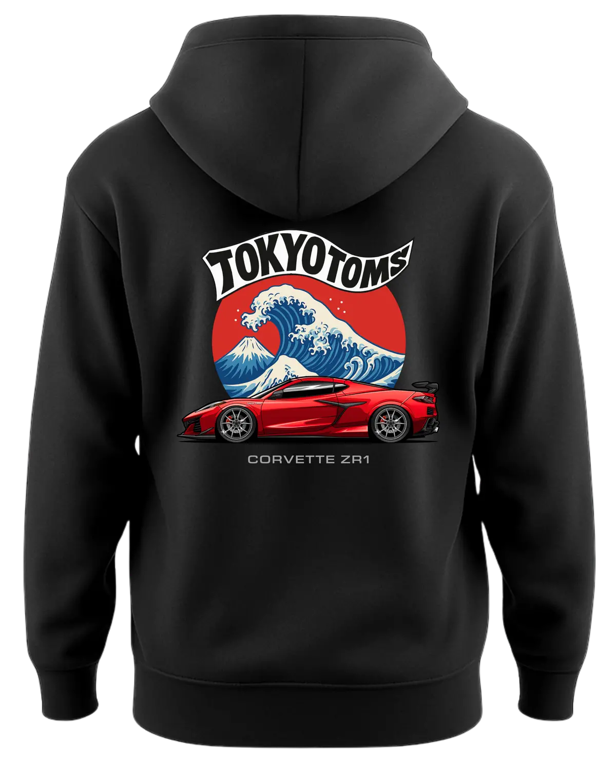 Tokyo Toms General Motors Corvette Zr1 Wave Hoodie 1