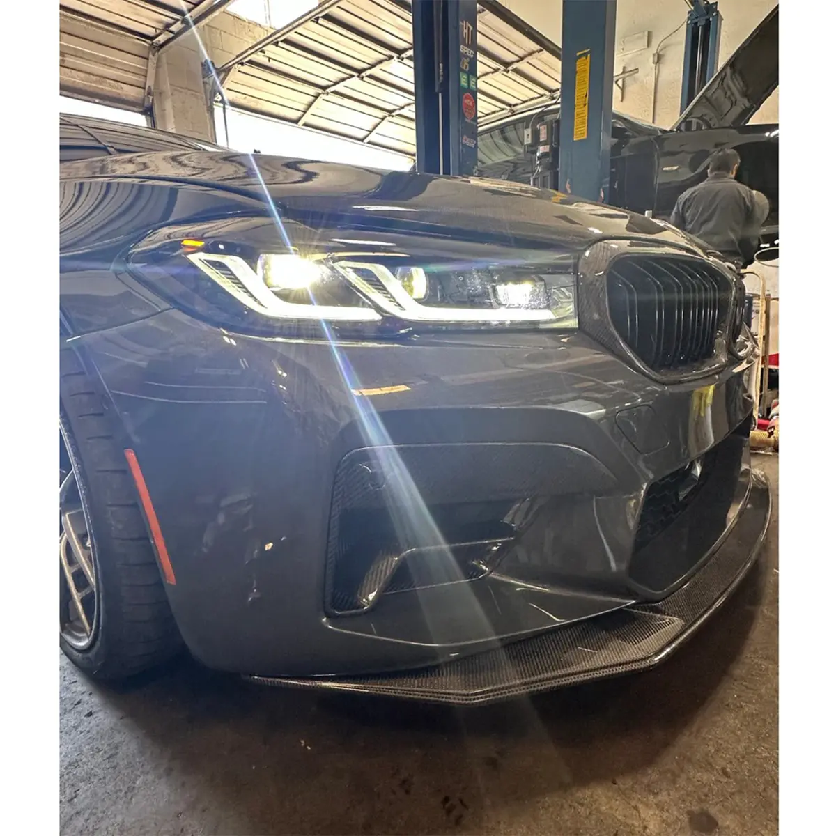 Carbon Fiber Front Bumper Air Vent Covers For Bmw F90 M5 G30 5 Series 1