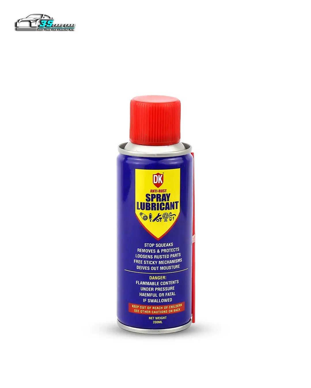 Anti-Rust Lubricant Spray – 200Ml | Multi-Purpose Rust Remover & Metal Lubrication Spray For Car, Home, Machine | Dk 1