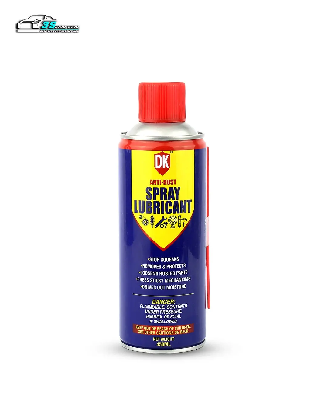 Anti-Rust Lubricant Spray – 450Ml | Multi-Purpose Rust Remover & Metal Lubrication Spray For Car, Home, Machine | Dk 1