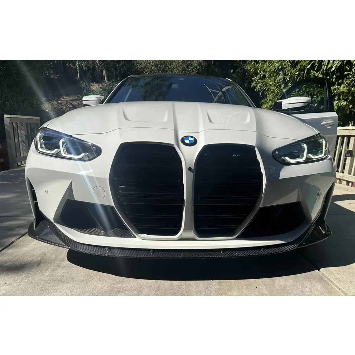 Pre-Preg Ct Style Carbon Fiber Front Lip For Bmw G80 M3 G82 G83 M4 1