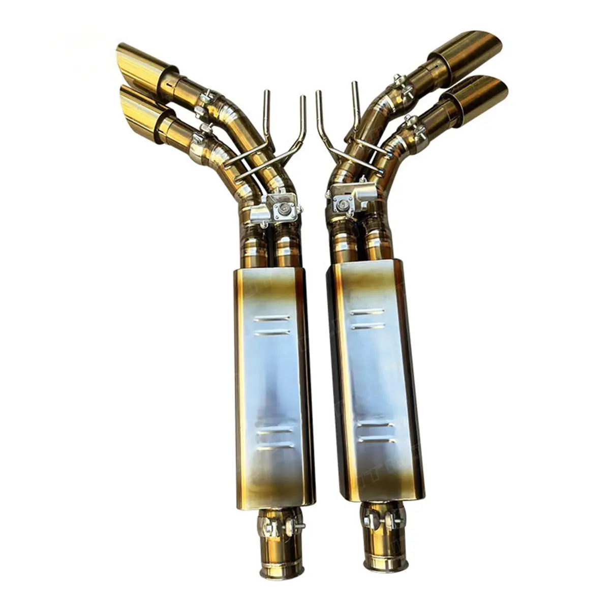 Titanium Catback Exhaust System For Mercedes Benz G63 W465 4.4T 1