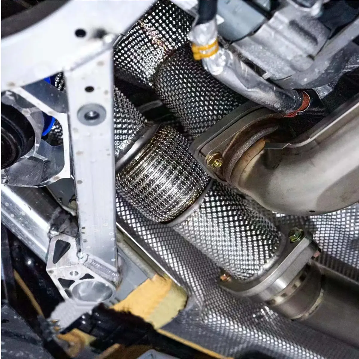 58 Catless Downpipes Heatshield For Bmw G8x G80 G82 G83 M3 M4 G87 M2 1