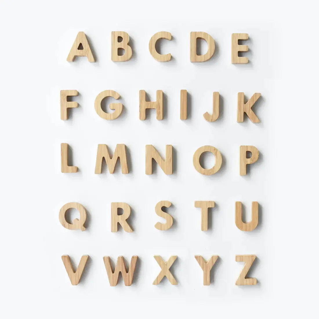 Bamboo Alphabet 1