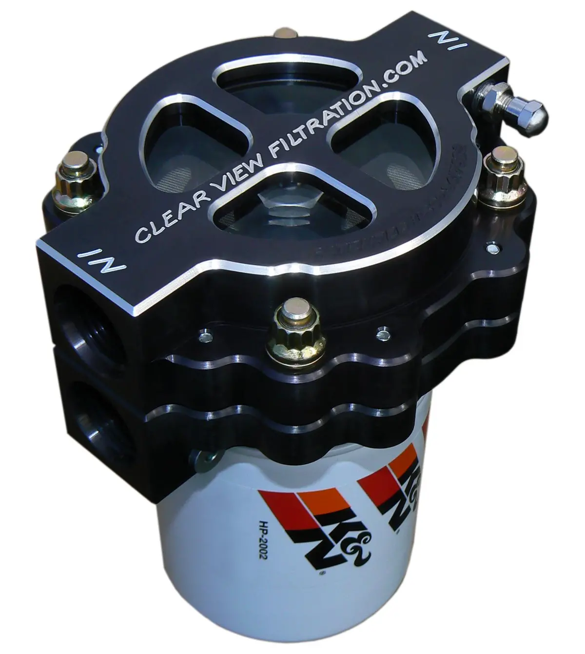 Clear View Filtration 4" See Through Oil Filter 1